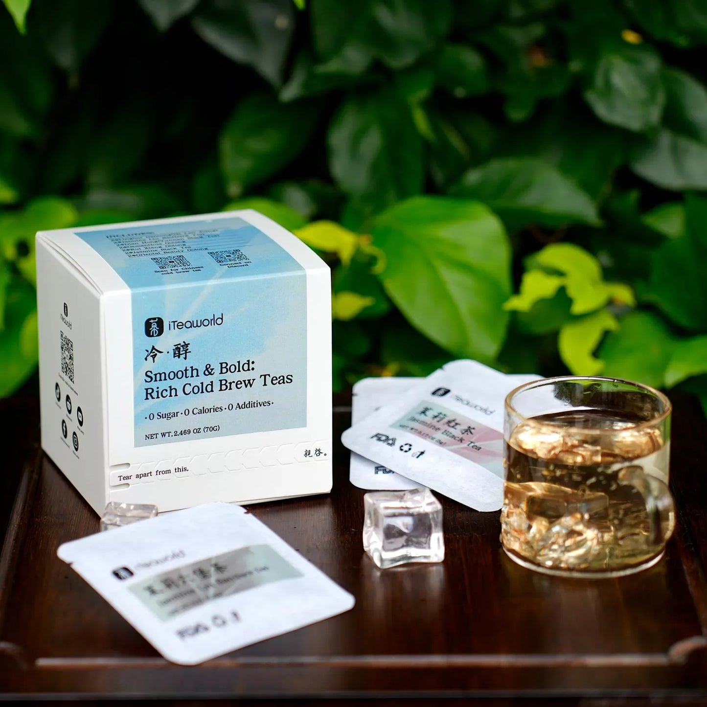 Smooth & Bold: Rich Cold Brew Teas | 0 Sugar · 0 Calories · 0 Additives - Whole Leaf | 14 Bags