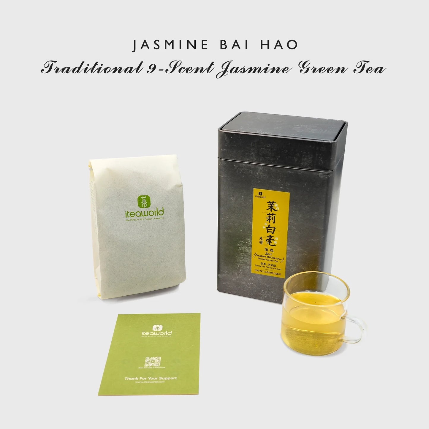 Best Jasmine Green Tea Baihao Grade 9-Infusion 100g