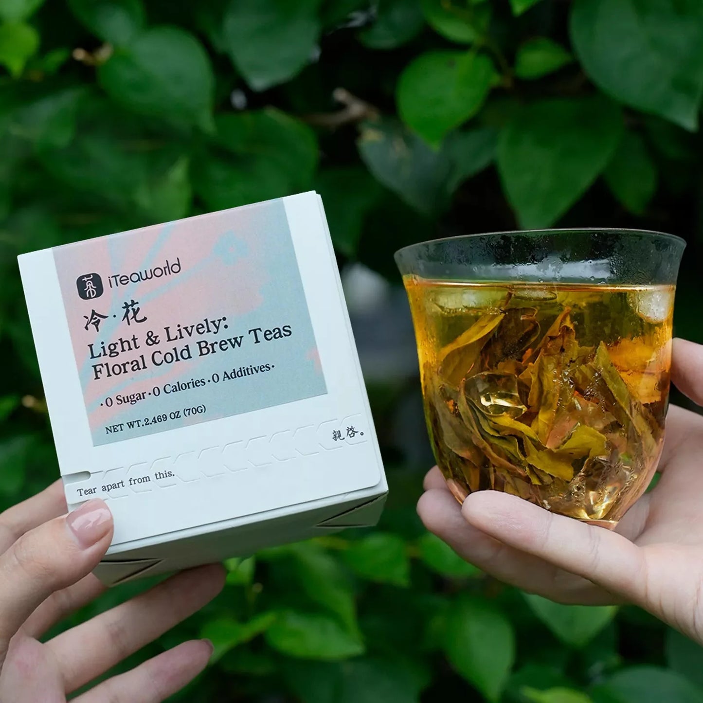 Light & Lively: Floral Cold Brew Teas | 0 Sugar · 0 Calories · 0 Additives - Whole Leaf | 14 Bags
