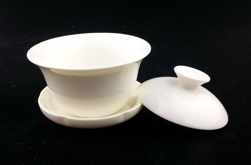 White Porcelain Gaiwan for Gong Fu Cha Brewing * 100ml