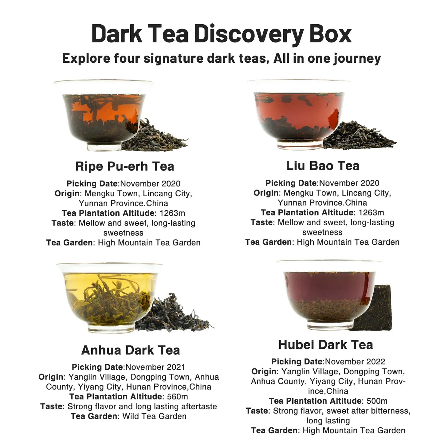 Drak Tea Collection – 4 Premium Teas for Tea Lovers 100g