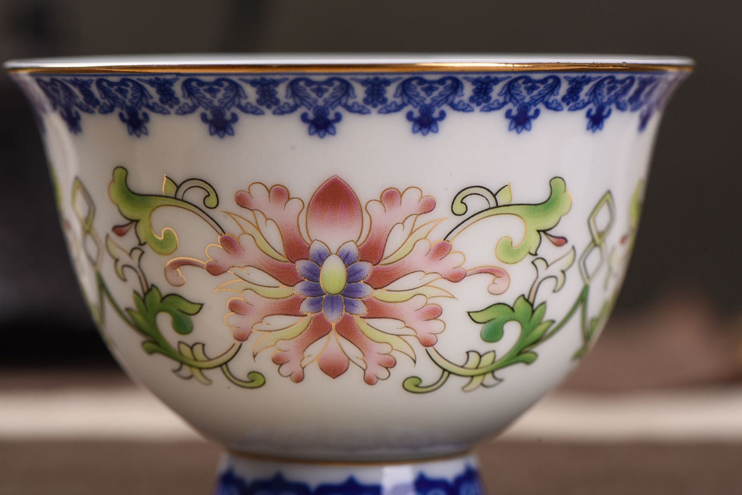 Foshan Qing Dynasty Style Mudan Flower Gaiwan * 150ml