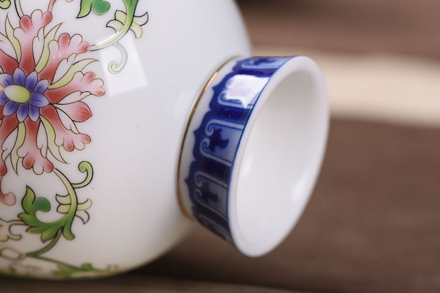 Foshan Qing Dynasty Style Mudan Flower Gaiwan * 150ml