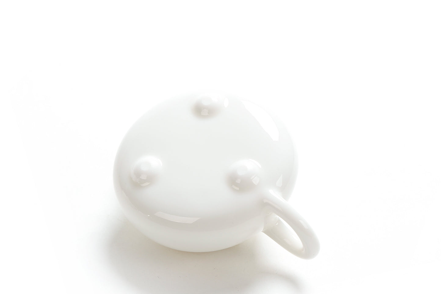 De Hua Jade Porcelain "Yu Ci" White Shi Piao Teapot * 180ml