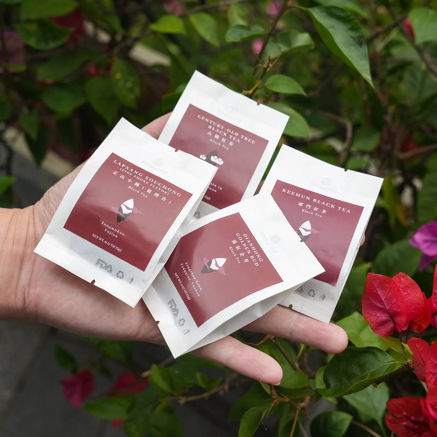 Chinese Black Tea Collection  – 4 Premium Teas for Tea Enthusiasts & Gifting 100g
