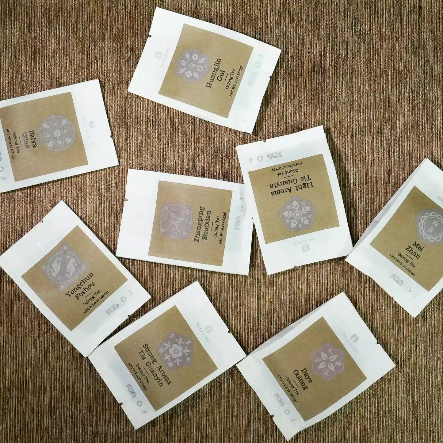 Southern Fujian Oolong Collection--8 unique historical flavors 100g