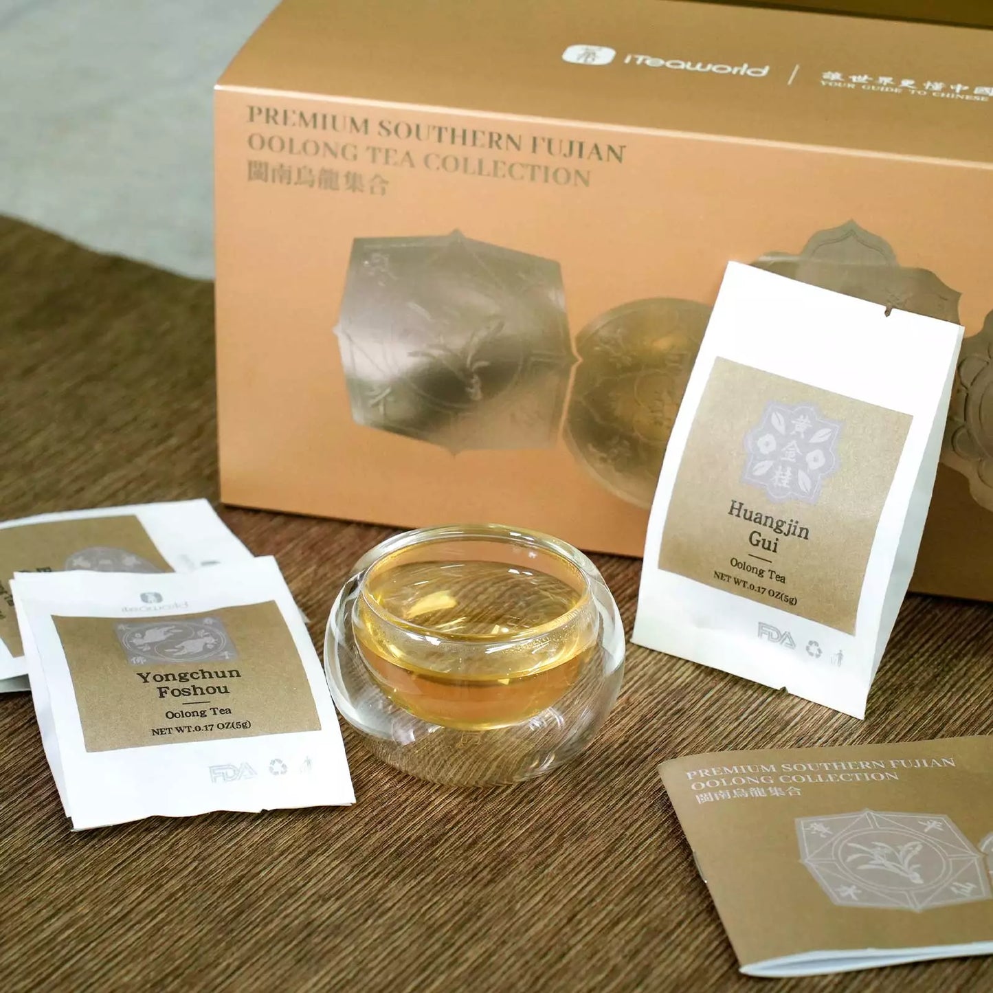 Southern Fujian Oolong Collection--8 unique historical flavors 100g