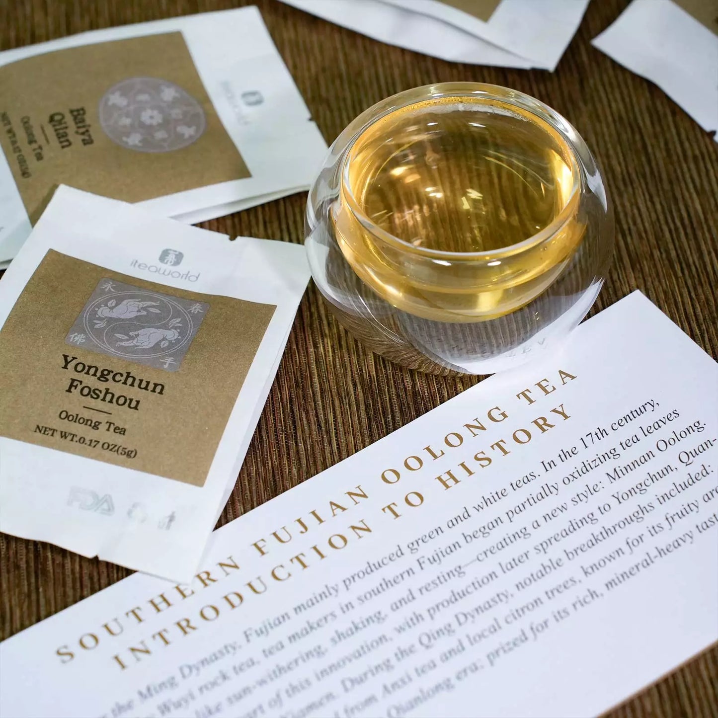 Southern Fujian Oolong Collection--8 unique historical flavors 100g