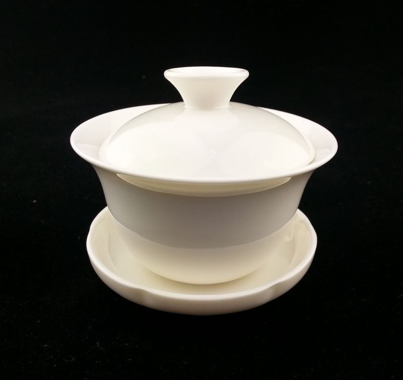 White Porcelain Gaiwan for Gong Fu Cha Brewing * 100ml