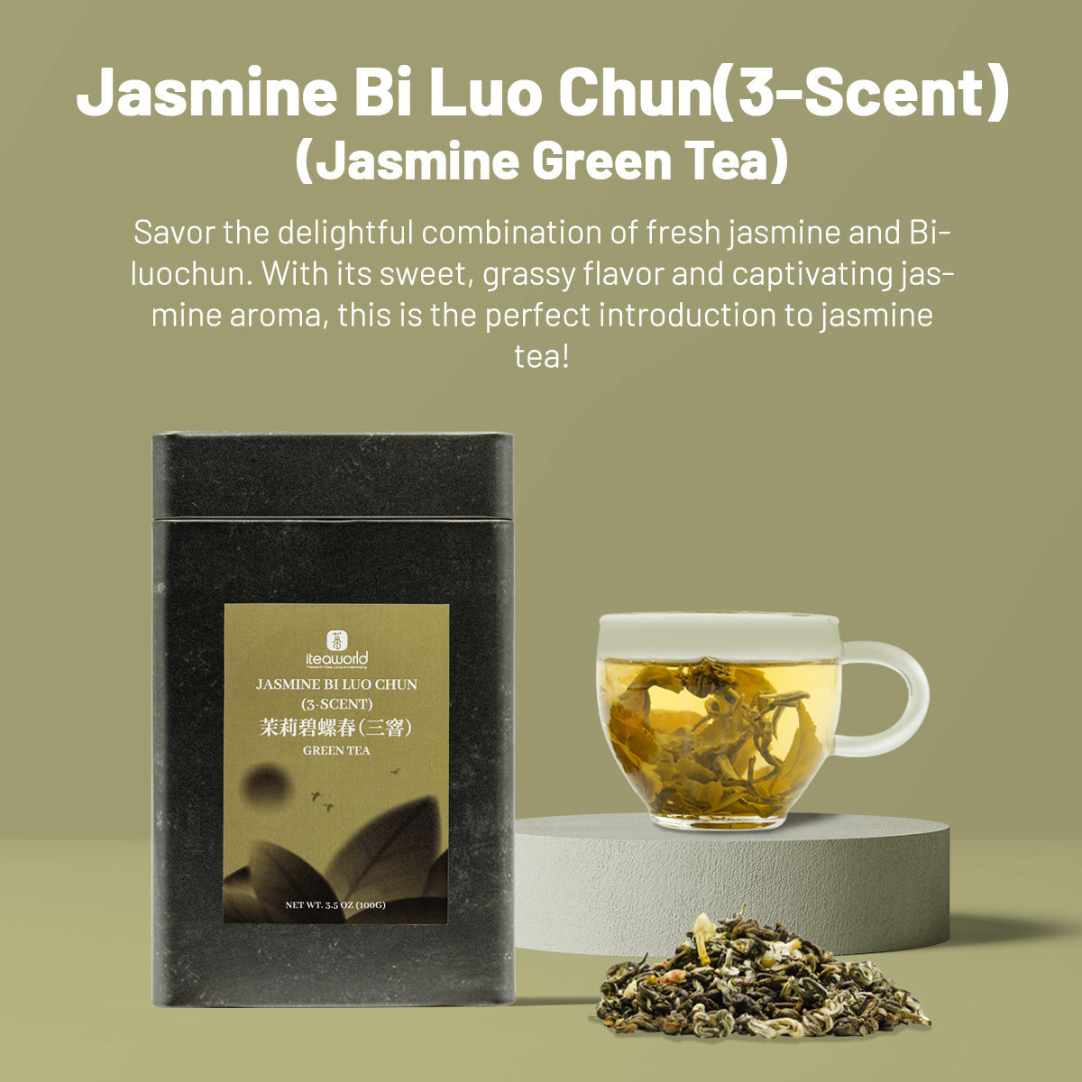 Jasmine Green Tea Collection– 3 to 9 times scented