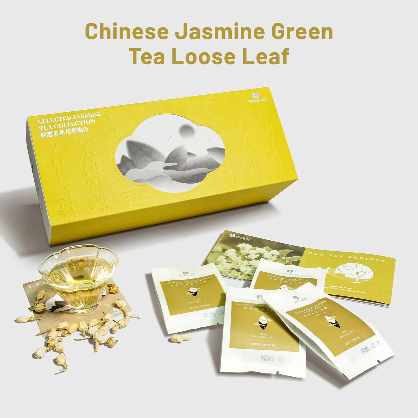 Jasmine Green Tea Collection– 3 to 9 times scented
