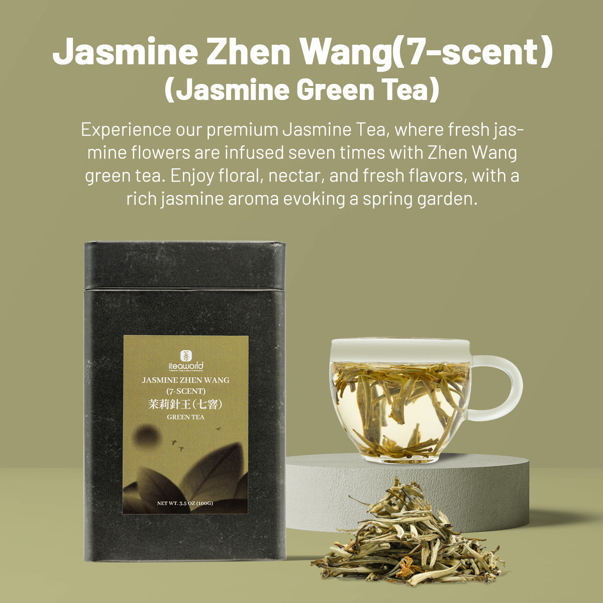 Jasmine Green Tea Collection– 3 to 9 times scented