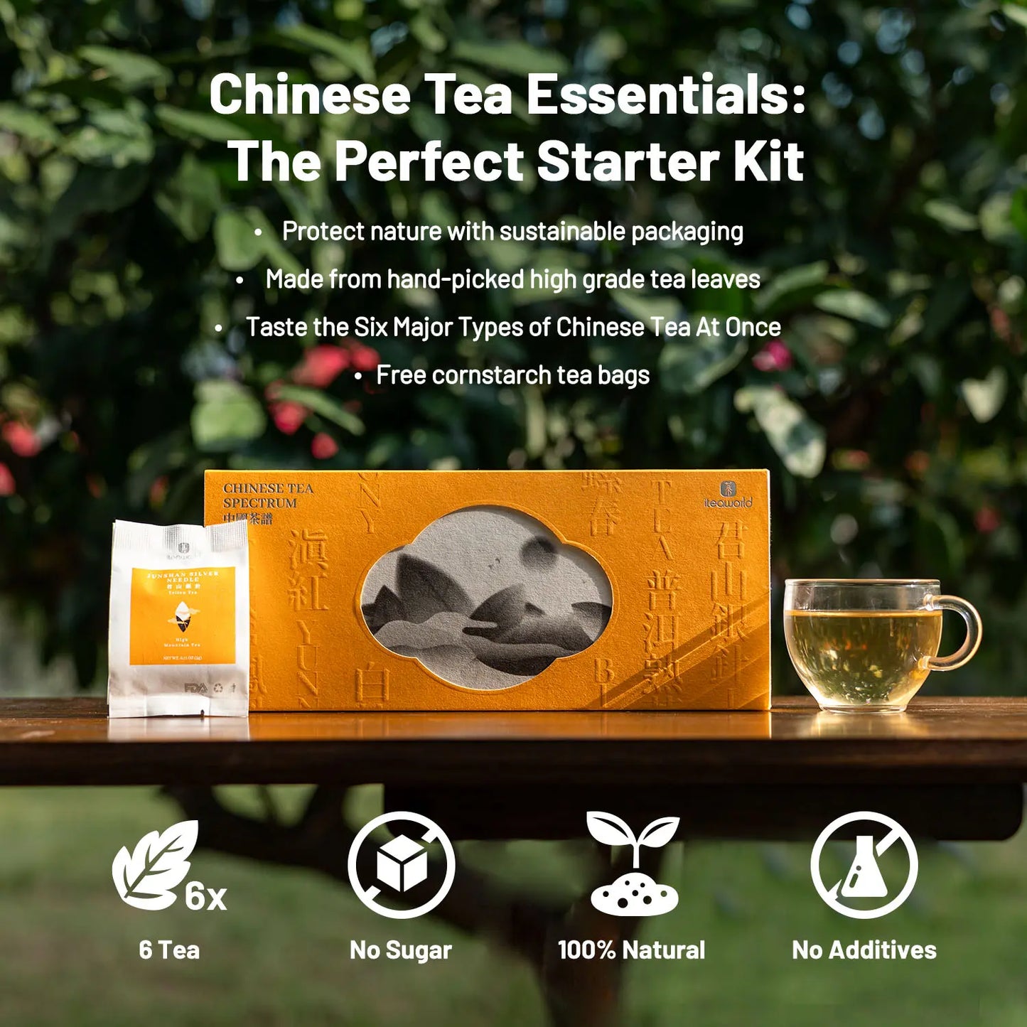 The Six Famous Chinese Teas – Green, Puerh, Oolong & More 100g