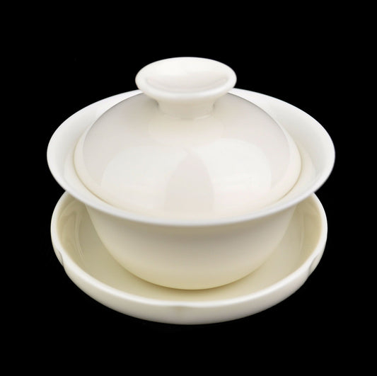Classic White Porcelain Small Gaiwan 60ml